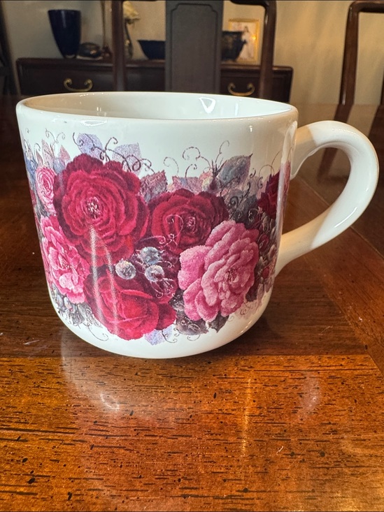 Capilano Other - The Art of Glynda Turley Capilano Roses Banner Floral Rose Mug Cup